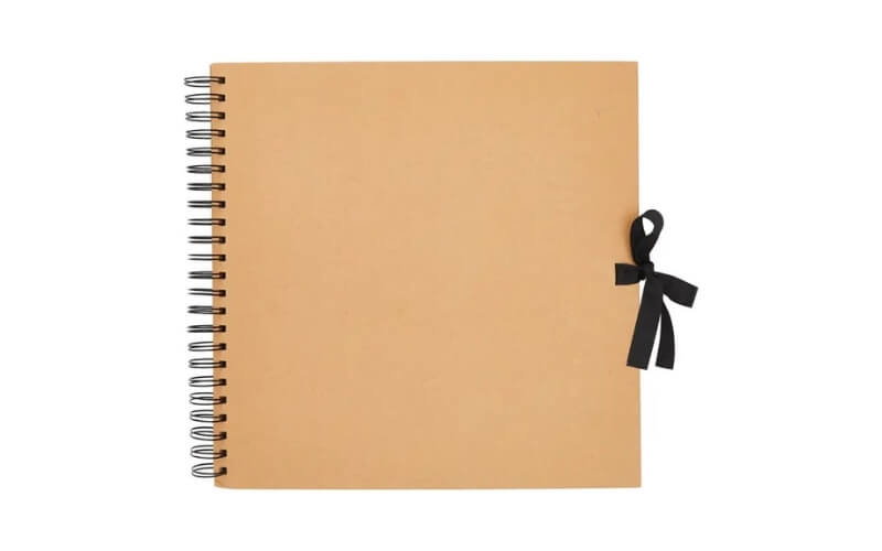 Plakboek-Scrapbook Universeel Bruin