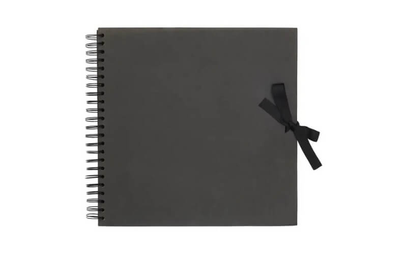 Plakboek-scrapbook Zwart 12"