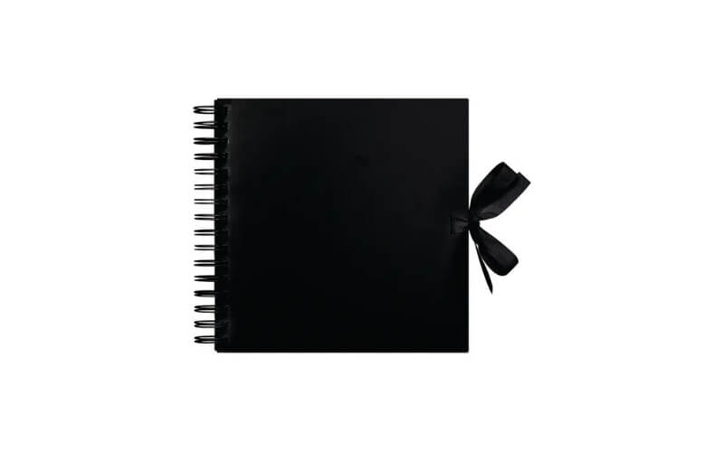 Plakboek-Scrapbook-Fotoboek Zwart klein