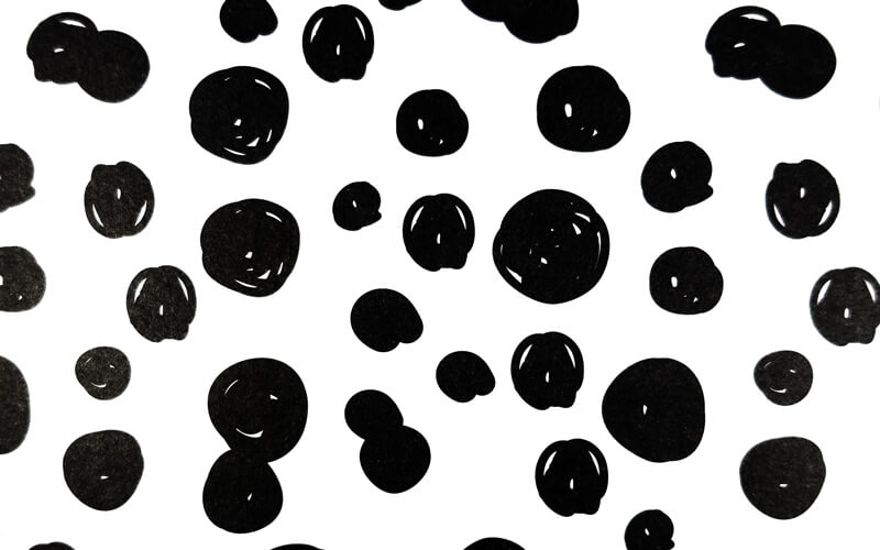 Scrapbook-Fotoboek-Plakboek Black Dots