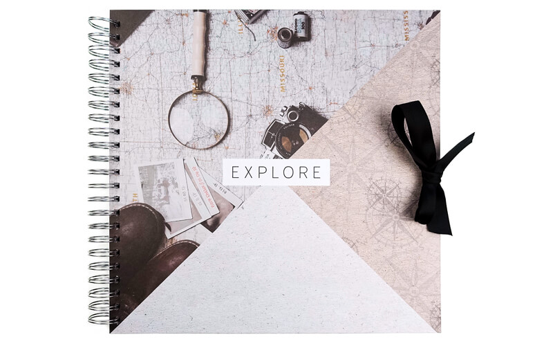 Plakboek-Scrapbook Explore