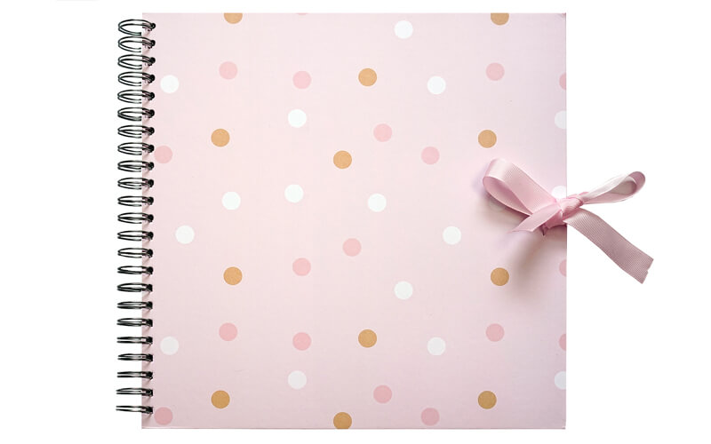Plakboek-Scrapbook Pink-Dot