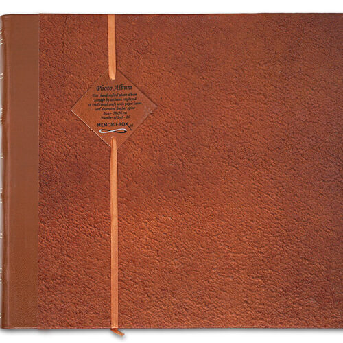 Fotoboek leatherlook bruin