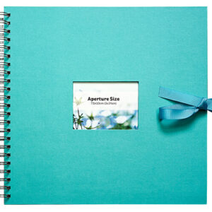 Plakboek Scrapbook Blauw- groen Venster