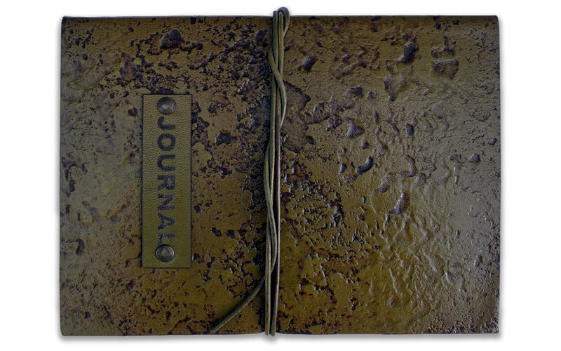 Groen Leren Notebook Journal