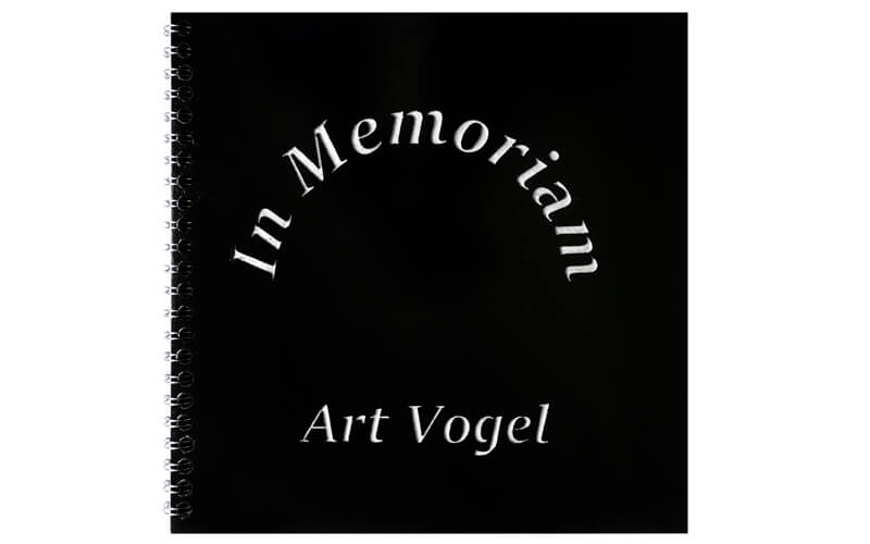 Gepersonaliseerd Scrapbook Memoriam met Naam