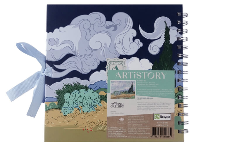 Plakboek-Scrapbook van Gogh