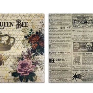 Scrapbook vellen Queen Bee 12"