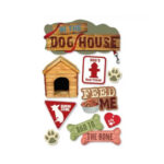 Hondenhuis 3D Stickers
