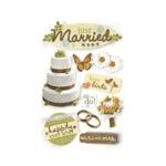 3D Stickers Just Married
