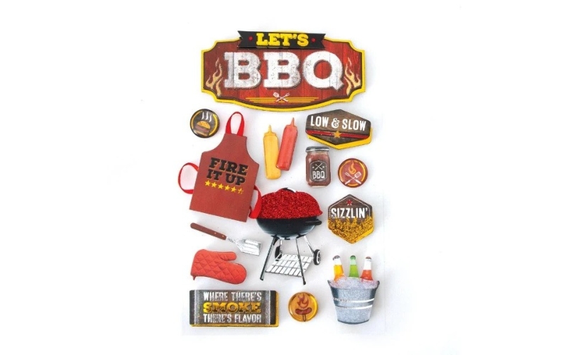 BBQ 3d Card Toppers