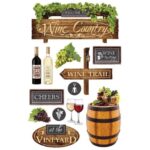 Wine Country 3D sticker