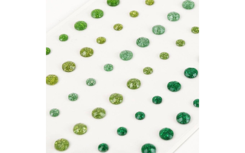 Groene Diamant Glitter stippen