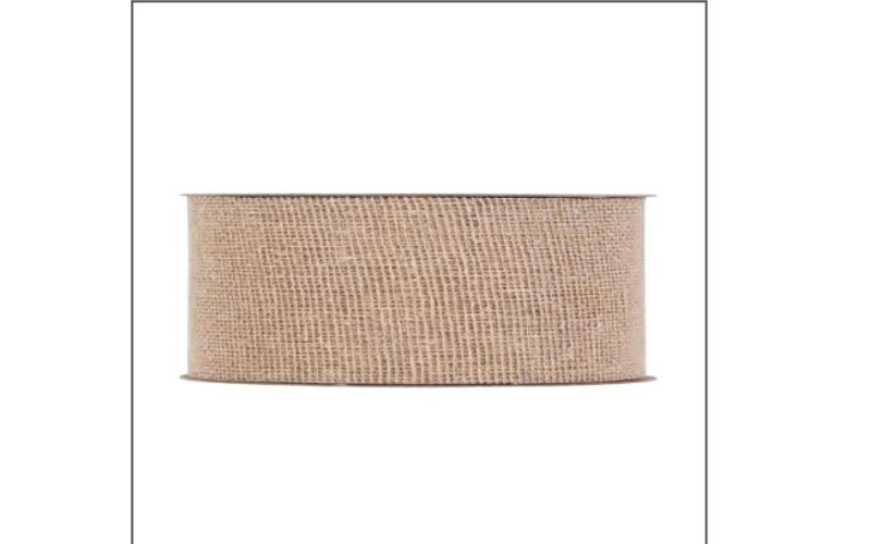 Jute Katoenen Lint Naturel