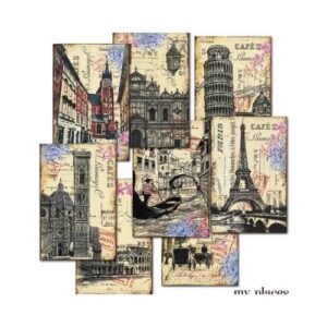 Mijn Plaatsen Mini Plakboekpapier