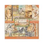 Plakboekpapier Savana Stamperia 20x20