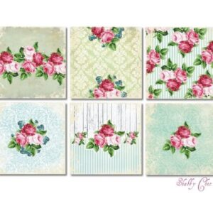 Plakboekpapier 20x20 Shabby Chic Decorer