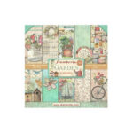 Plakboekpapier 20x20 Tuin Stamperia