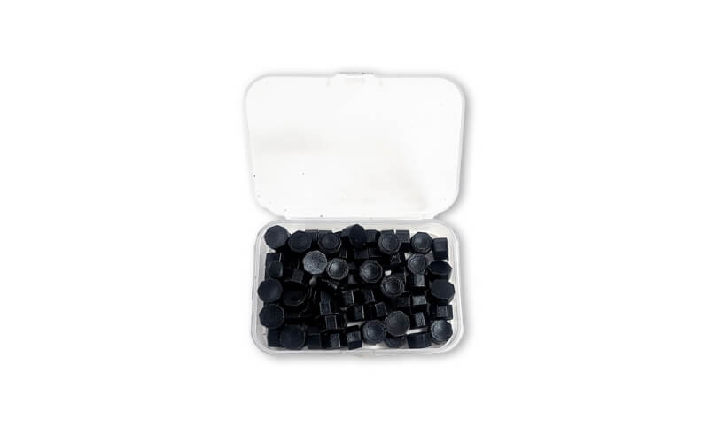 Waxblokjes Mat Zwart 20gr. Stamperia