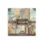 Plakboekpapier 20x20 Zee Land Stamperia