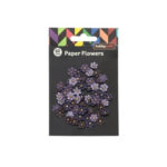 Mini Papieren Bloemen Paars