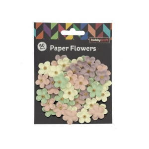 Mini Papieren Bloemen Pastel