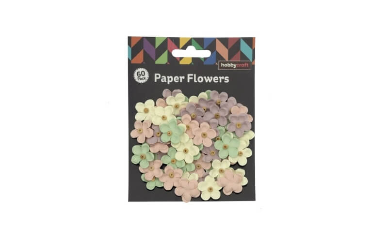 Mini Papieren Bloemen Pastel