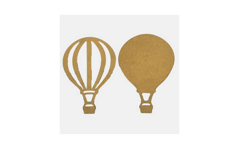 Houten Vorm Timeless Luchtballon Stamperia