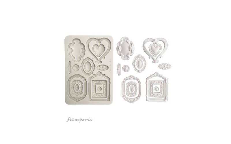 Siliconen Mal Timeless Frames Stamperia A5