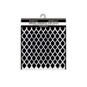 Stencil 12 x 12 Net structuur Stamperia