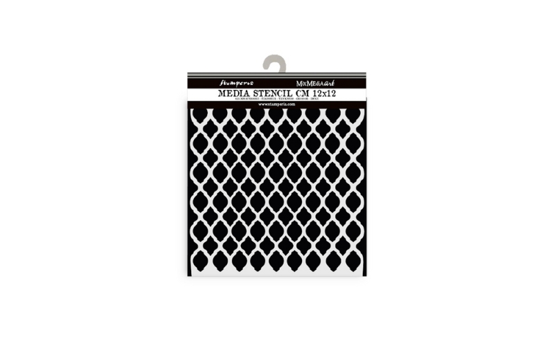 Stencil 12 x 12 Net structuur Stamperia
