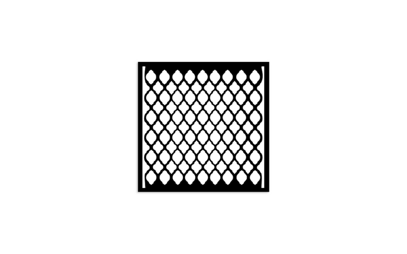 Stencil 12 x 12 Net structuur Stamperia