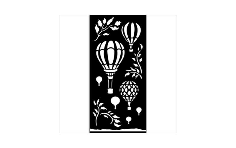 Stencil 12x25 Timeless Luchtballonnen Stamperia
