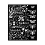 Stencil 20x25 Fortune Botanic Stamperia