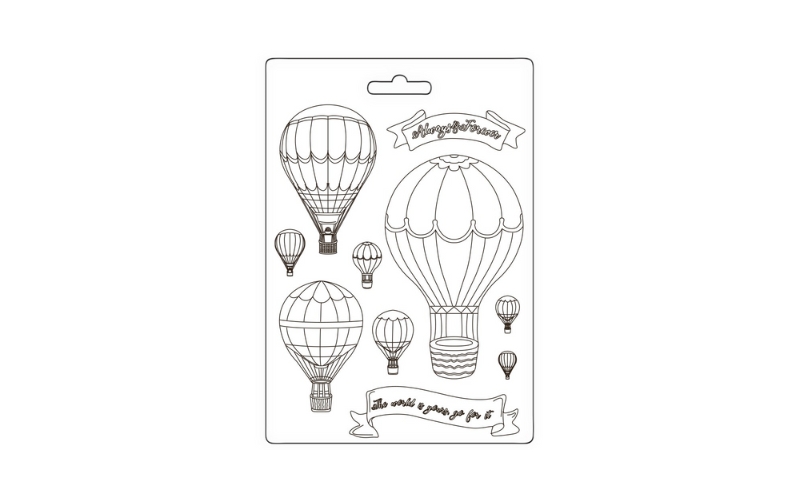 Zachte Mal A5 Timeless Luchtballon Stamperia