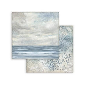 Plakboekpapier 20x20 Achtergronden Silent Sea Stamperia