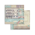Plakboekpapier 30×30 Venetië Paleis Museum Stamperia