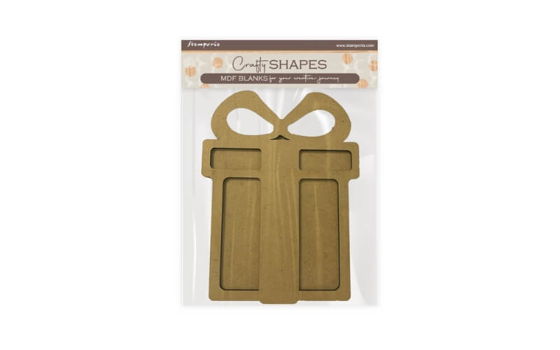 Houten Vorm Candy Christmas Cadeau Stamperia