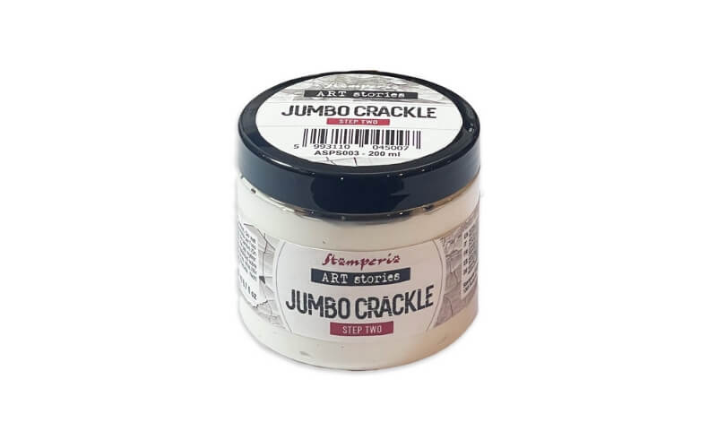 Jumbo Craquelé Stap 2 200ml Stamperia