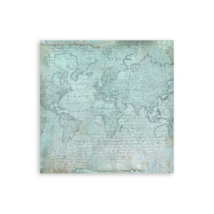 Lapjes Stof Rond de Wereld Stamperia -