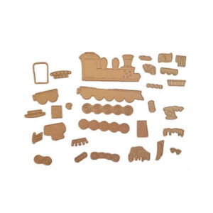 Snijmatrijzen Peperkoek Trein Candy Christmas Stamperia