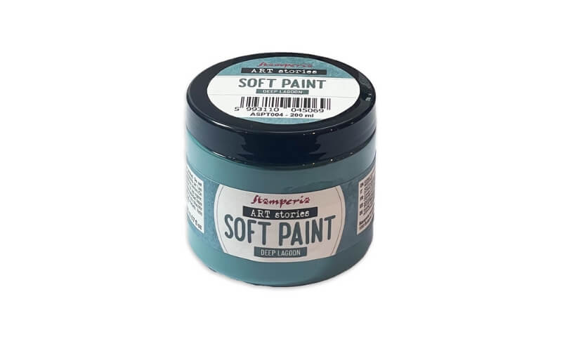 Soft Paint Diep Lagoon 200ml Stamperia