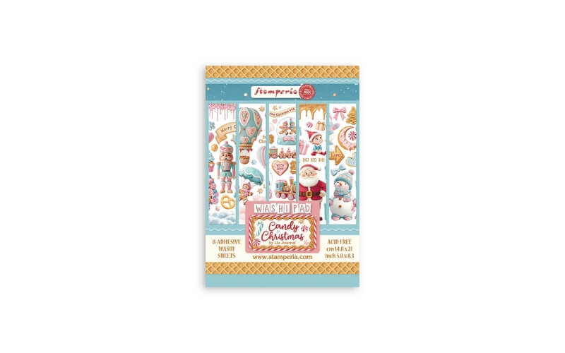 Washi-pad Candy Christmas Stamperia
