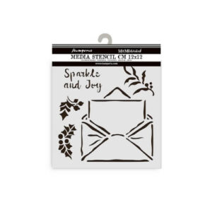 Stencil Het Uilenhuis Brief Stamperia 12x12