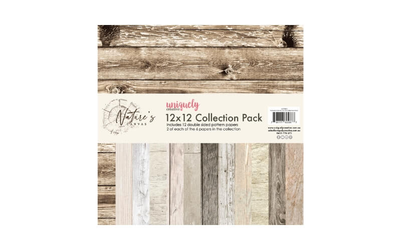 Plakboekpapier 30x30 Nature's Canvas Uniquely Creative