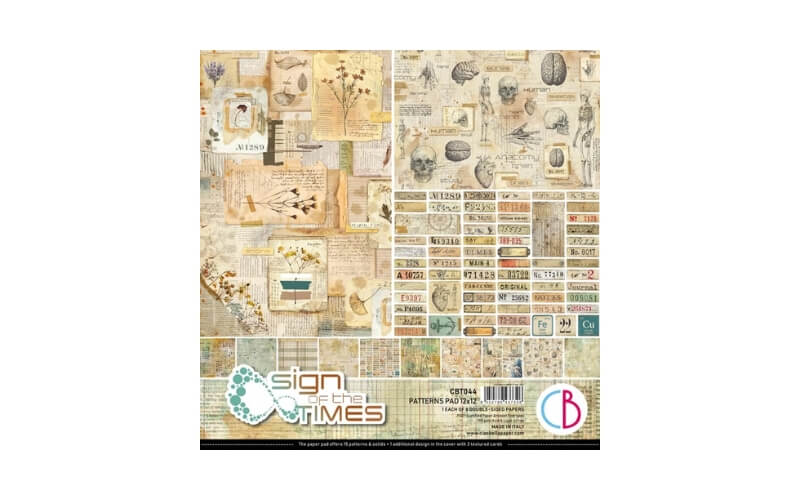 Plakboekpapier 30x30 Sign of the Times Ciao Bella