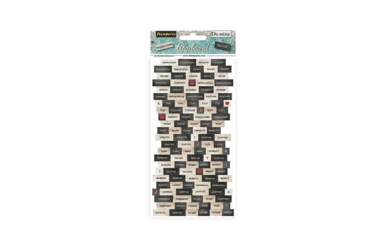 Quotes Chipboard Disire Stamperia