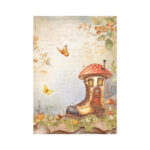 Rijstpapier Whispering Woods Laarshuis A4 Stamperia