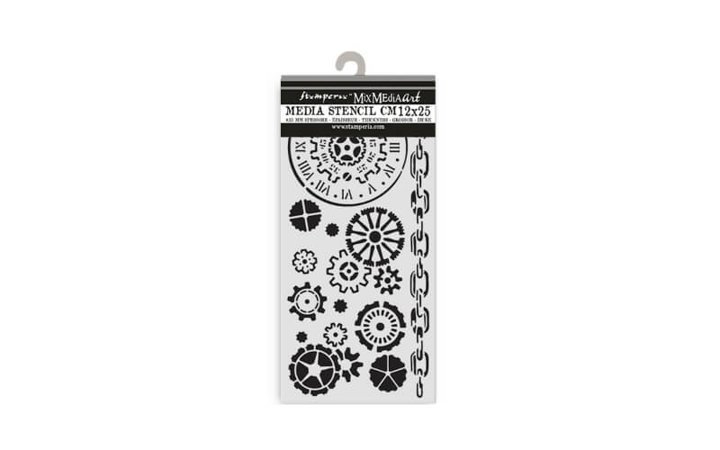 Stencil Voyages Fantastiques Mechaniek Stamperia