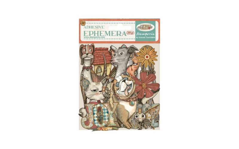Ephemera Furry Friends Stamperia